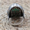 Turkish Handmade Silver Mens Ring, Men's Agate Ring, Handmade Ring, Ottoman Men Ring, Men's Jewelry, Gift for Him, 925k Sterling Silver Ring