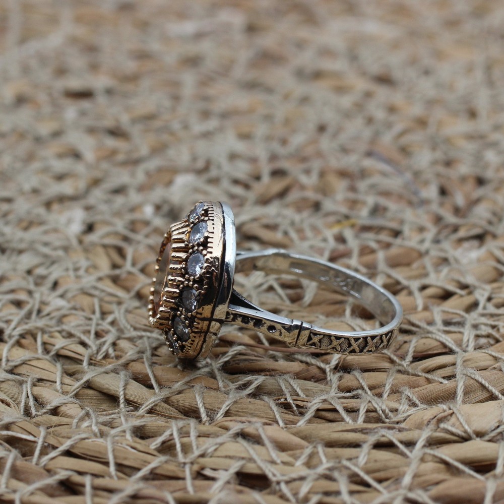 Topaz Ladies Set, Handmade Set Women, Turkish Handmade, Ladies Jewelry Set, Ottoman Set, Earring, Pendant, Ladies Set, 925 Sterling Silver