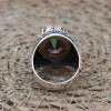 Mystic Topaz Ring, Handmade Ring, Turkish Handmade Silver Men Ring, Mystic Topaz Ring, Men's Jewelry, Gift for Him, 925k Sterling Silver
