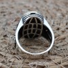 Men's Handmade Ring, Yemeni Ring, Turquoise Ring, Turkish Handmade Silver Men's Ring, Ottoman Men's Ring, Gift for Him, 925k Sterling Silver
