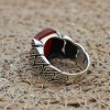 Turkish Handmade Silver Mens Ring, Men's Agate Ring, Handmade Ring, Ottoman Men Ring, Men's Jewelry, Gift for Him, 925k Sterling Silver Ring Turkish Handmade Silver Mens Ring, Men's Agate Ring, Handmade Ring, Ottoman Men Ring, Men's Jewelry, Gift for Him, 925k Sterling Silver Ring