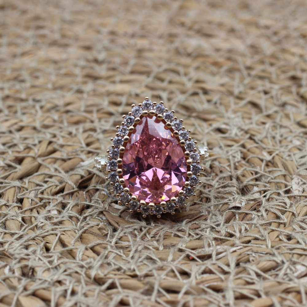 Handmade Women Ring, Quartz Women Ring, Turkish Handmade Women Ring, Ladies Ring, Ottoman Women Ring, 925k Sterling Silver, Gift For Her,