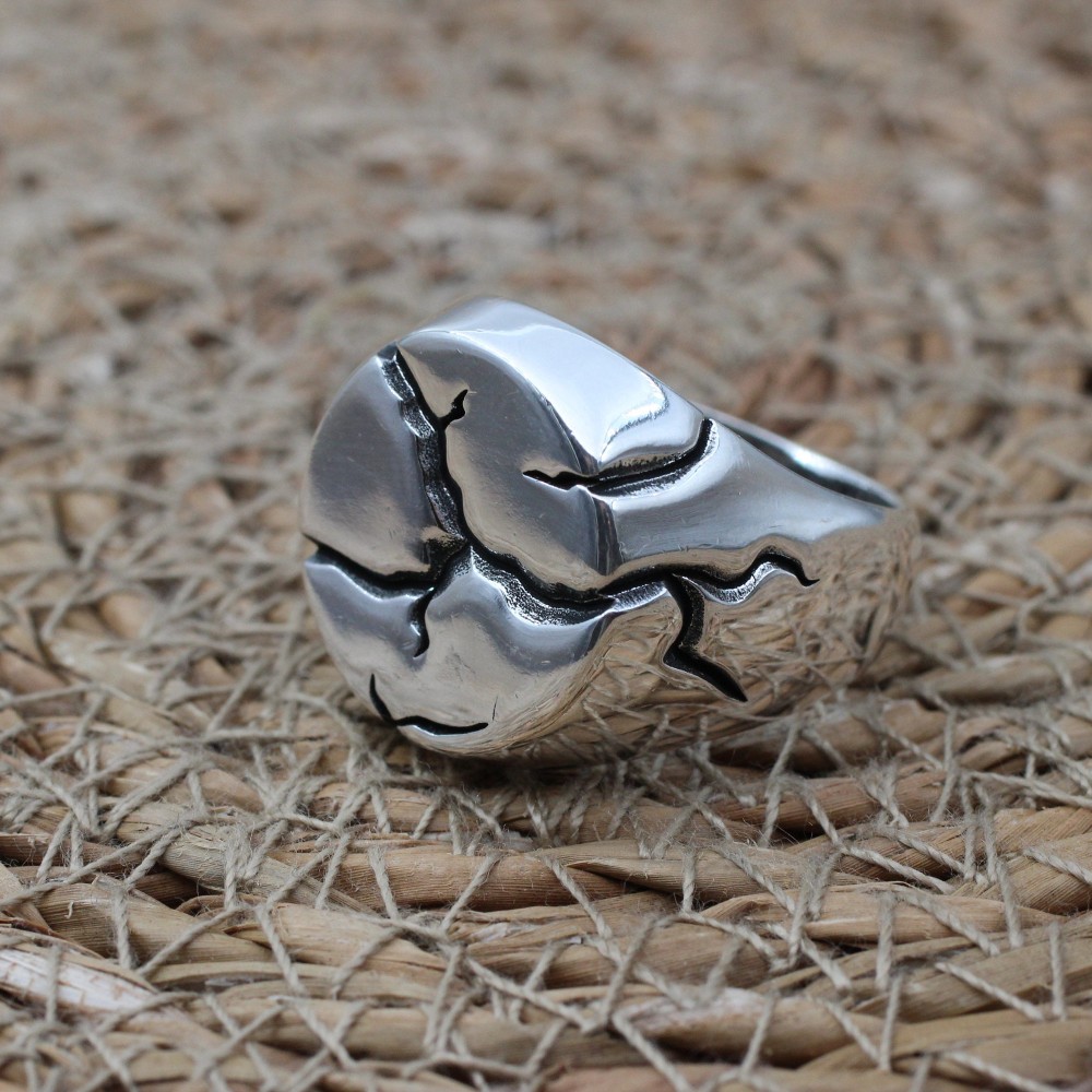 Men's Ring, Turkish Handmade, Silver Men's Ring, Men's Handmade Ring, Ottoman Ring, Men's Jewelry, Gift for Him, 925k Sterling Silver Ring
