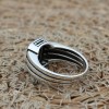 Mystic Topaz Men's Ring, Ottoman Men's Ring, Handmade Mens Ring, Turkish Handmade Mens Ring, Mens Jewelry, Gift for Him, 925 Sterling Silver