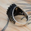 Onyx Men Ring, Handmade Men Ring, Turkish Handmade Silver Men's Ring, Ottoman Men Ring, Men Jewelry, Gift for Him, 925k Sterling Silver Ring Onyx Men Ring, Handmade Men Ring, Turkish Handmade Silver Men's Ring, Ottoman Men Ring, Men Jewelry, Gift for Him, 925k Sterling Silver Ring