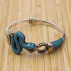 Turquoise Bracelet, Snake Bracelet, Handmade Bracelet, Bangle Cuff, Turkish Handmade, Animal Bracelet, Gift for Her, 925k Sterling Silver