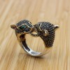Onyx Tiger Ring, Handmade Women's Ring, Turkish Handmade, Silver Ladies Ring,  Tiger Ring, Ladies Ring, 925k Sterling Silver Ring, Tiger