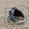 Handmade Silver Men's Ring, Onyx Men's Ring, Turkish Handmade Claw Ring, Men's Ring, Ottoman Mens Ring, Gift for Him, 925k Sterling Silver,
