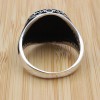 Arabic Ring, Turkish Handmade Arabic Ring, Onyx Mens Ring, Jewelry Arabic Ring, Arabic Mens Ring, Sterling Silver 925K, Ottoman Men's Ring,