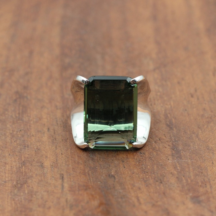 Peridot Ladies Ring, Handmade Women's Ring, Turkish Handmade Silver Ladies Ring, Ottoman Women's Ring, Ladies Ring, 925k Sterling Silver