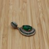 Emerald Set, Authentic Set, Handmade Set Women, Turkish Handmade, Ladies Jewelry Set, Earring, Pendant, Ladies Set, 925k Sterling Silver