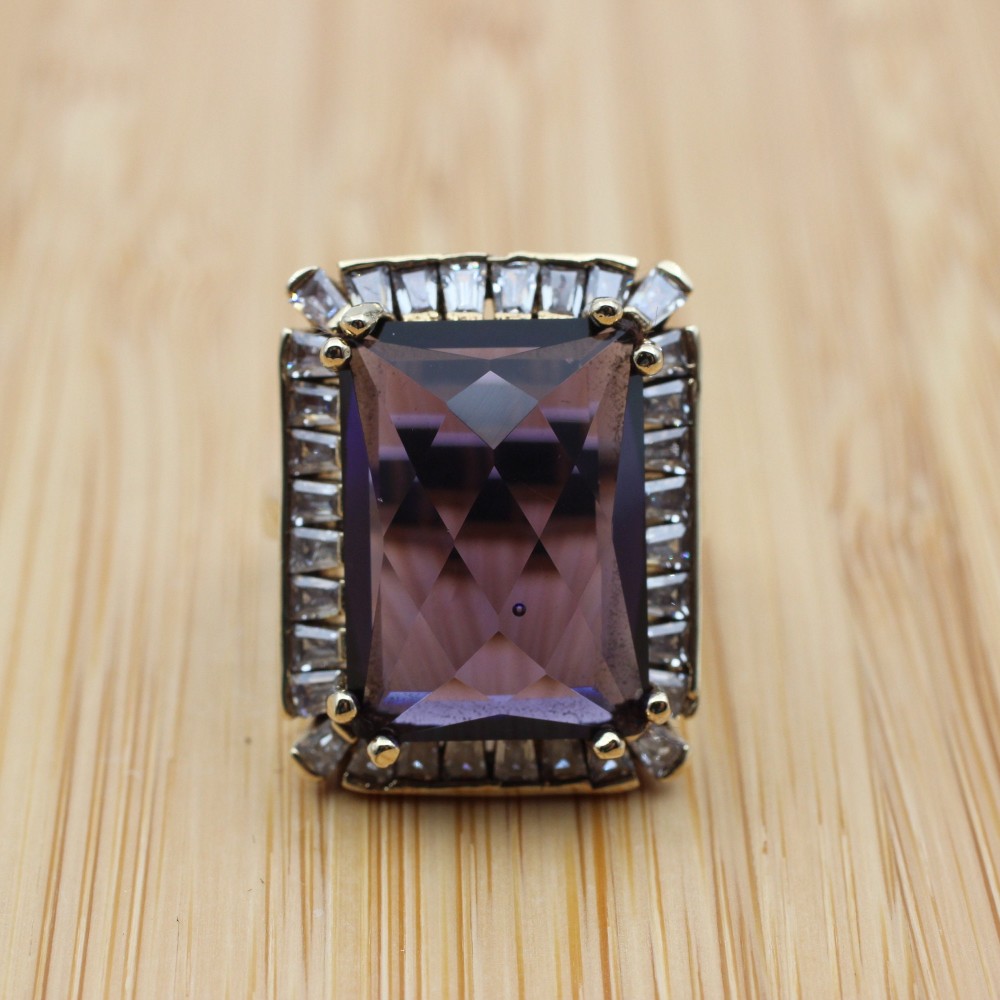 Amethyst Ring, Handmade Women's Ring, Turkish Handmade, Silver Ladies Ring, Ottoman Ring, Authentic, Ladies Ring, 925k Sterling Silver Ring,