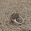 Handmade Women's Ring, Mystic Topaz Ring, Turkish Handmade Ring, Ladies Ring, Ottoman Women Ring, Ladies Ring, 925k Sterling Silver Ring,