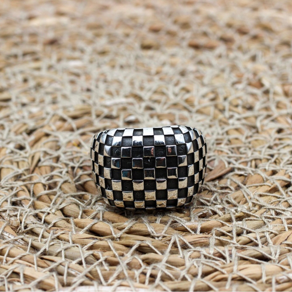 Men's Ring, Turkish Handmade, Silver Men's Ring, Men's Handmade Ring, Ottoman Ring, Men's Jewelry, Gift for Him, 925k Sterling Silver Ring