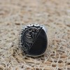 Men's Ring, Turkish Handmade, Silver Men's Ring, Men's Handmade Ring, Ottoman Ring, Men's Jewelry, Gift for Him, 925k Sterling Silver Ring