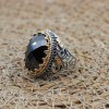 Handmade Silver Men's Ring, Onyx Men's Ring, Turkish Handmade Men's Ring, Men's Ring, Ottoman Mens Ring, Gift for Him, 925 Sterling Silver Handmade Silver Men's Ring, Onyx Men's Ring, Turkish Handmade Men's Ring, Men's Ring, Ottoman Mens Ring, Gift for Him, 925 Sterling Silver
