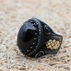 Handmade Silver Men's Ring, Onyx Men's Ring, Turkish Handmade Men's Ring, Men's Ring, Ottoman Mens Ring, Gift for Him, 925 Sterling Silver Handmade Silver Men's Ring, Onyx Men's Ring, Turkish Handmade Men's Ring, Men's Ring, Ottoman Mens Ring, Gift for Him, 925 Sterling Silver