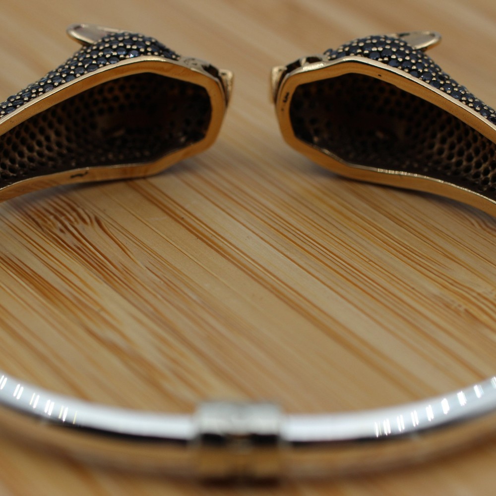 Onyx Bracelet, Tiger Bracelet, Handmade Bracelet, Bangle Cuff, Turkish Handmade, Ottoman Bracelet, Gift For Her, 925k Sterling Silver, Onyx,