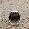 Mystic Topaz Men's Ring, Ottoman Men's Ring, Handmade Mens Ring, Turkish Handmade Mens Ring, Mens Jewelry, Gift for Him, 925 Sterling Silver