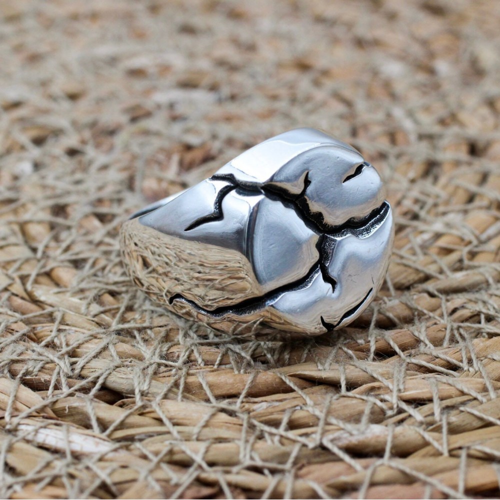 Men's Ring, Turkish Handmade, Silver Men's Ring, Men's Handmade Ring, Ottoman Ring, Men's Jewelry, Gift for Him, 925k Sterling Silver Ring