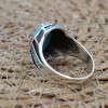 Men's Handmade Ring, Yemeni Ring, Turquoise Ring, Turkish Handmade Silver Men's Ring, Ottoman Men's Ring, Gift for Him, 925k Sterling Silver Men's Handmade Ring, Yemeni Ring, Turquoise Ring, Turkish Handmade Silver Men's Ring, Ottoman Men's Ring, Gift for Him, 925k Sterling Silver