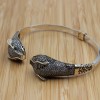 Leopard Bracelet, Tiger Bracelet, Handmade Bracelet, Bangle Cuff, Turkish Handmade, Bangle Bracelet, Gift for Her, 925k Sterling Silver,