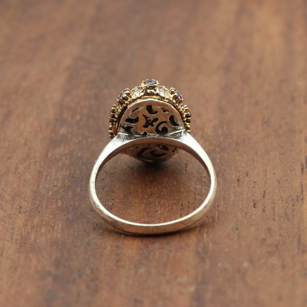 Amethyst Ladies Set, Authentic Set, Handmade Set Women, Turkish Handmade, Ladies Jewelry Set, Earring, Ladies Set, 925k Sterling Silver