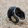 Handmade Silver Men's Ring, Onyx Men's Ring, Turkish Handmade Men's Ring, Men's Ring, Ottoman Mens Ring, Gift for Him, 925 Sterling Silver Handmade Silver Men's Ring, Onyx Men's Ring, Turkish Handmade Men's Ring, Men's Ring, Ottoman Mens Ring, Gift for Him, 925 Sterling Silver