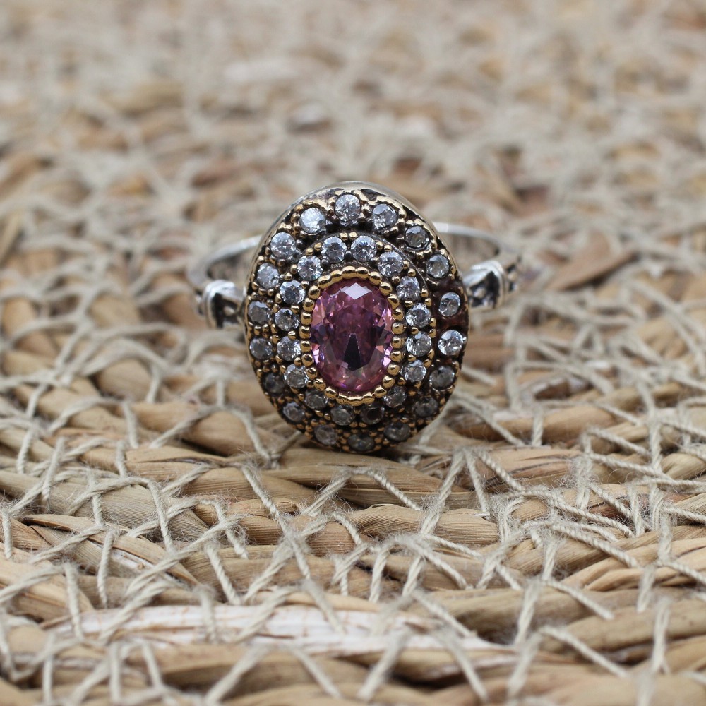 Handmade Women Ring, Quartz Women Ring, Turkish Handmade Women Ring, Ladies Ring, Ottoman Women Ring, 925k Sterling Silver, Gift For Her,