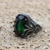 Emerald Men's Ring, Ottoman Men's Ring, Handmade Men's Ring, Turkish Handmade Men's Ring, Men's Jewelry, Gift for Him, 925 Sterling Silver Emerald Men's Ring, Ottoman Men's Ring, Handmade Men's Ring, Turkish Handmade Men's Ring, Men's Jewelry, Gift for Him, 925 Sterling Silver
