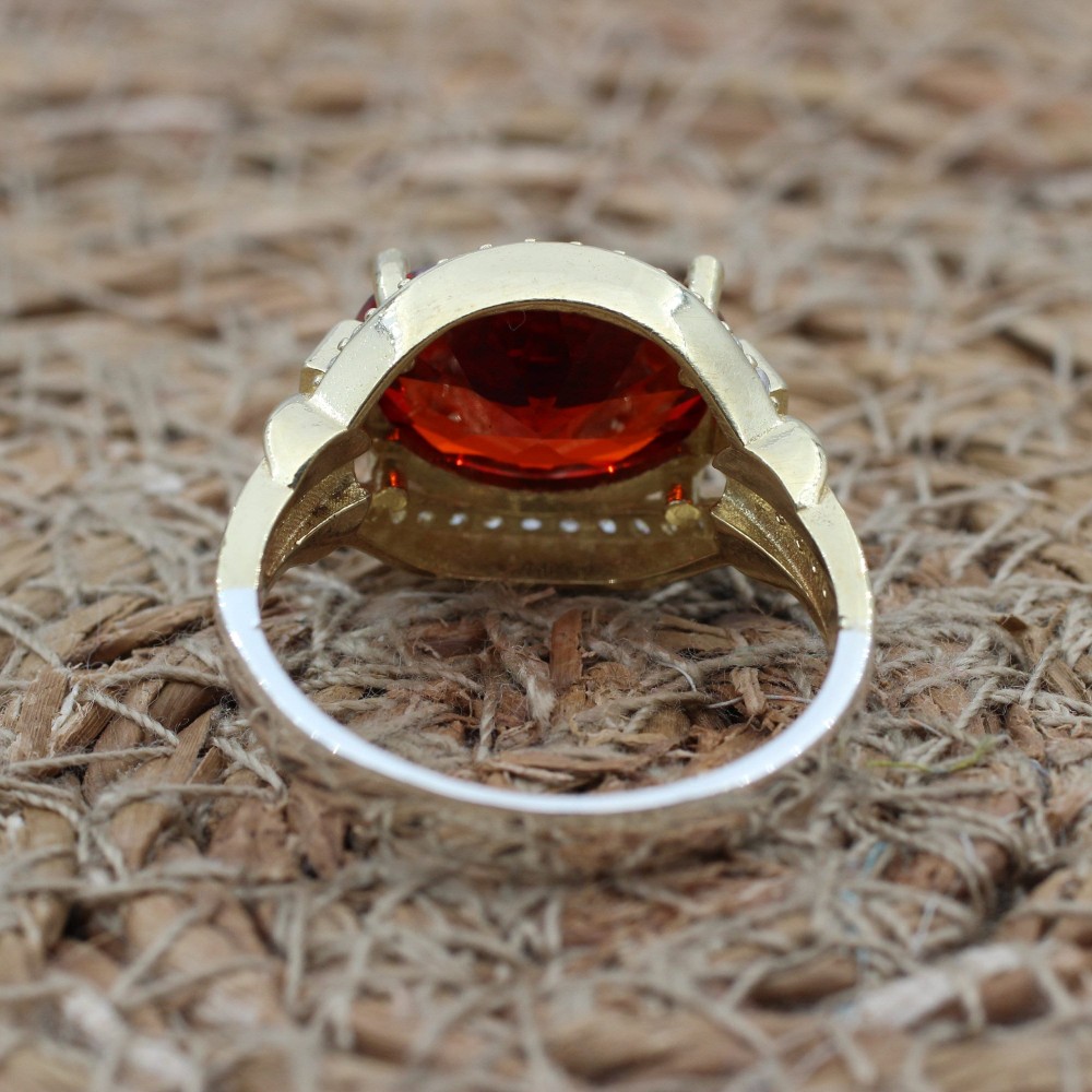 Ruby Ring, Handmade Women's Ring, Turkish Handmade Ring, Authentic Ring, Ottoman Ring, Ladies Ring, 925k Sterling Silver, Gift For Her,