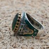 Emerald Men's Ring, Ottoman Men's Ring, Handmade Men's Ring, Turkish Handmade Men's Ring, Men's Jewelry, Gift for Him, 925 Sterling Silver