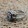 Two Stone Ladies Ring, Quartz Ladies Ring, Zircon Ring, Handmade Women Ring, Reversible Ring, Ottoman Women's Ring, 925 Sterling Silver, Two Stone Ladies Ring, Quartz Ladies Ring, Zircon Ring, Handmade Women Ring, Reversible Ring, Ottoman Women's Ring, 925 Sterling Silver,