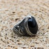 Handmade Silver Men's Ring, Onyx Men's Ring, Turkish Handmade Eagle Ring, Men's Ring, Ottoman Mens Ring, Gift for Him, 925k Sterling Silver, Handmade Silver Men's Ring, Onyx Men's Ring, Turkish Handmade Eagle Ring, Men's Ring, Ottoman Mens Ring, Gift for Him, 925k Sterling Silver,