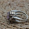 Two Stone Ladies Ring, Quartz Ladies Ring, Zircon Ring, Handmade Women Ring, Reversible Ring, Ottoman Women's Ring, 925 Sterling Silver, Two Stone Ladies Ring, Quartz Ladies Ring, Zircon Ring, Handmade Women Ring, Reversible Ring, Ottoman Women's Ring, 925 Sterling Silver,
