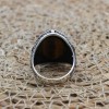 Tiger Eye Men's Ring, Ottoman Men's Ring, Handmade Men's Ring, Turkish Handmade Men's Ring, Men's Jewelry, Gift for Him, 925 Sterling Silver