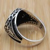 Arabic Ring, Turkish Handmade Arabic Ring, Onyx Mens Ring, Jewelry Arabic Ring, Arabic Mens Ring, Sterling Silver 925K, Ottoman Men's Ring,