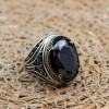 Turkish Handmade Silver Men's Ring, Men's Handmade Ring, Yemeni Men's Ring, Onyx Ring, Ottoman Ring, Gift for Him, 925k Sterling Silver, Turkish Handmade Silver Men's Ring, Men's Handmade Ring, Yemeni Men's Ring, Onyx Ring, Ottoman Ring, Gift for Him, 925k Sterling Silver,