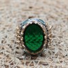 Emerald Men's Ring, Ottoman Men's Ring, Tree Of Life Ring, Turkish Handmade Men's Ring, Men's Jewelry, Gift for Him, 925 Sterling Silver
