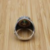 Mystic Topaz Men's Ring, Handmade Men's Ring, Turkish Handmade Ring, Silver Men's Ring, Men's Jewelry, Gift for Him, 925k Sterling Silver