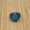 Turkish Handmade Silver Men's Ring, Men's Handmade Ring, Men's Ring, Turquoise Men's Ring, Ottoman Ring, Gift for Him, 925k Sterling Silver, Turkish Handmade Silver Men's Ring, Men's Handmade Ring, Men's Ring, Turquoise Men's Ring, Ottoman Ring, Gift for Him, 925k Sterling Silver,