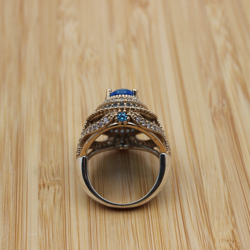 Aquamarine Set, Authentic Set, Handmade Women Set, Turkish Handmade, Ladies Jewelry Set, Earring, Ladies Set, 925k Sterling Silver, Jewelry,