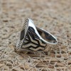Onyx Ring, Men's Ring, Turkish Handmade Ring, Silver Men's Ring, Ottoman Men's Ring, Men's Jewelry, Gift for Him, 925k Sterling Silver