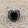 Handmade Silver Men's Ring, Onyx Men's Ring, Turkish Handmade Eagle Ring, Men's Ring, Ottoman Mens Ring, Gift for Him, 925k Sterling Silver, Handmade Silver Men's Ring, Onyx Men's Ring, Turkish Handmade Eagle Ring, Men's Ring, Ottoman Mens Ring, Gift for Him, 925k Sterling Silver,