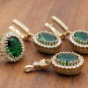 Emerald Set, Authentic Set, Handmade Set Women, Turkish Handmade, Ladies Jewelry Set, Earring, Pendant, Ladies Set, 925k Sterling Silver Emerald Set, Authentic Set, Handmade Set Women, Turkish Handmade, Ladies Jewelry Set, Earring, Pendant, Ladies Set, 925k Sterling Silver
