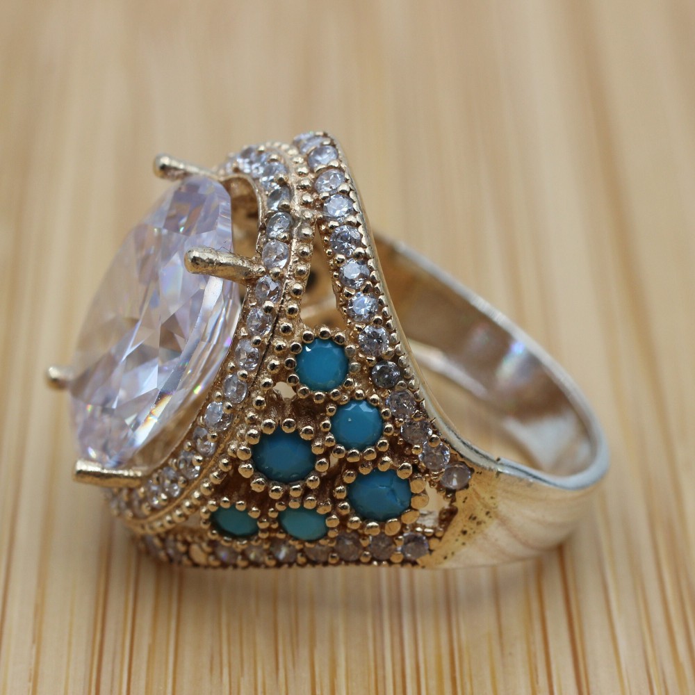 Handmade Women Ring, Ladies Ring, Zircon Ring, Turkish Handmade Ring, Authentic Ring, Ottoman Women Ring, Women Ring, 925k Sterling Silver, Handmade Women Ring, Ladies Ring, Zircon Ring, Turkish Handmade Ring, Authentic Ring, Ottoman Women Ring, Women Ring, 925k Sterling Silver,