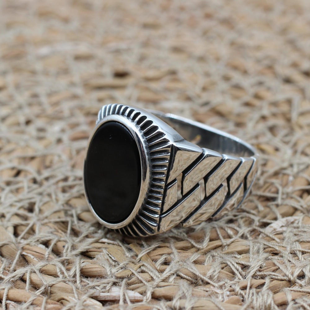 Handmade Silver Men's Ring, Onyx Men's Ring, Turkish Handmade Men's Ring, Men's Ring, Ottoman Mens Ring, Gift for Him, 925k Sterling Silver, Handmade Silver Men's Ring, Onyx Men's Ring, Turkish Handmade Men's Ring, Men's Ring, Ottoman Mens Ring, Gift for Him, 925k Sterling Silver,