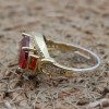 Ruby Ring, Handmade Women's Ring, Turkish Handmade Ring, Authentic Ring, Ottoman Ring, Ladies Ring, 925k Sterling Silver, Gift For Her,