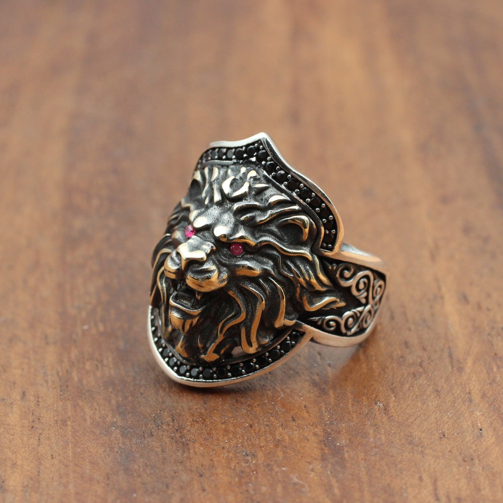 Turkish Handmade Silver Men's Ring, Men's Handmade Ring, Lion Men's Ring, Onyx Men's Ring, Ottoman Ring, Gift for Him, 925k Sterling Silver, Turkish Handmade Silver Men's Ring, Men's Handmade Ring, Lion Men's Ring, Onyx Men's Ring, Ottoman Ring, Gift for Him, 925k Sterling Silver,
