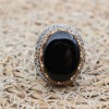 Handmade Silver Men's Ring, Onyx Men's Ring, Turkish Handmade Men's Ring, Men's Ring, Ottoman Mens Ring, Gift for Him, 925 Sterling Silver
